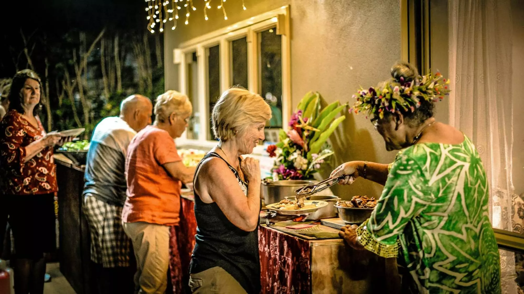 Local Food at Progressive Dinner Tour in Rarotonga Cook Islands