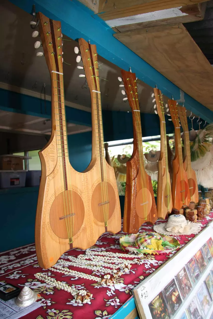 Ukuleles for sale at the Saturday Market